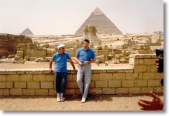 mit meinen "alten" Chef in Giza